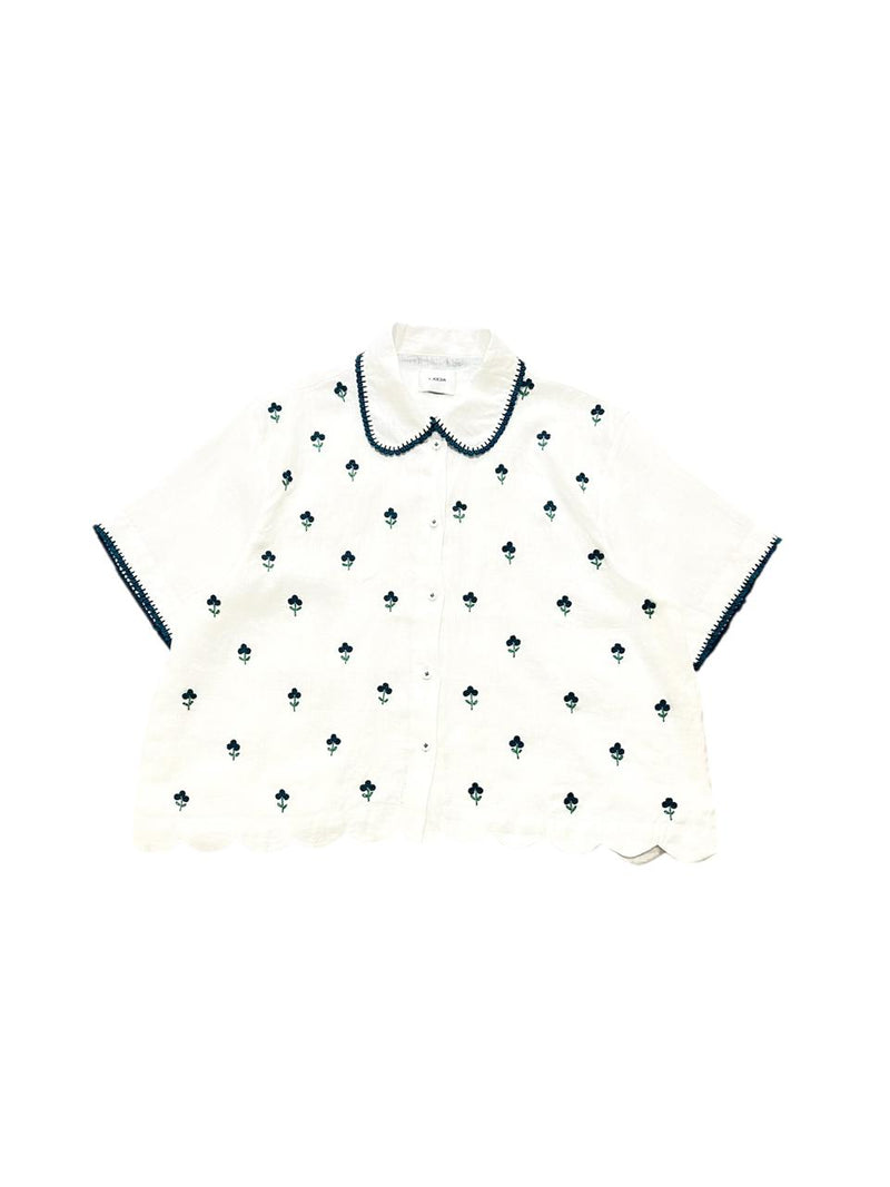 Du Jour Hana Flower Broken White - Short