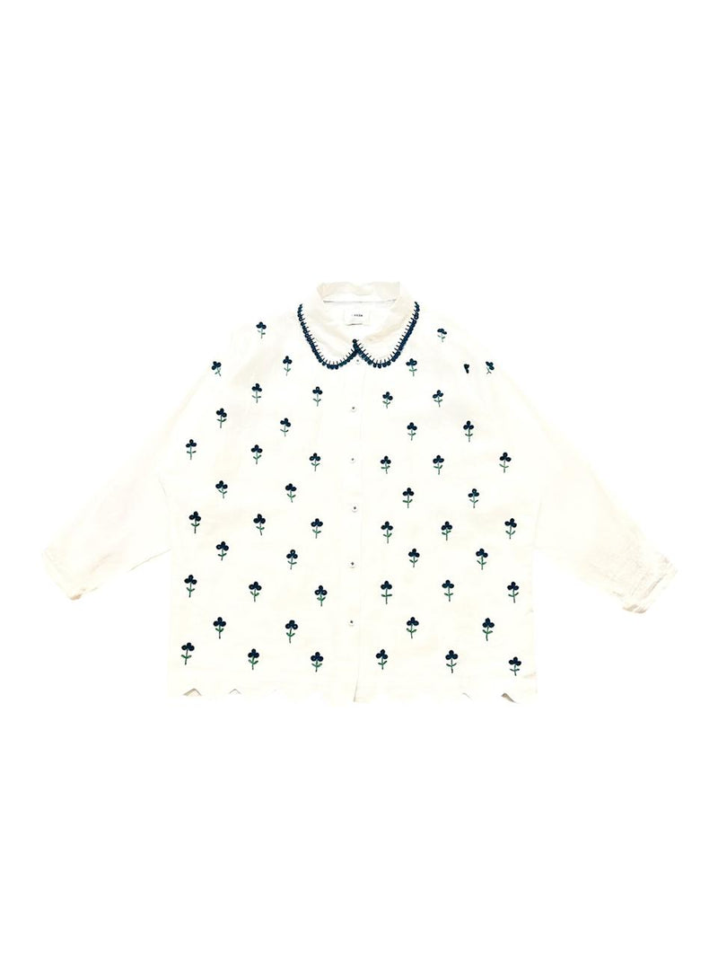 Du Jour Hana Flower Broken White - Long