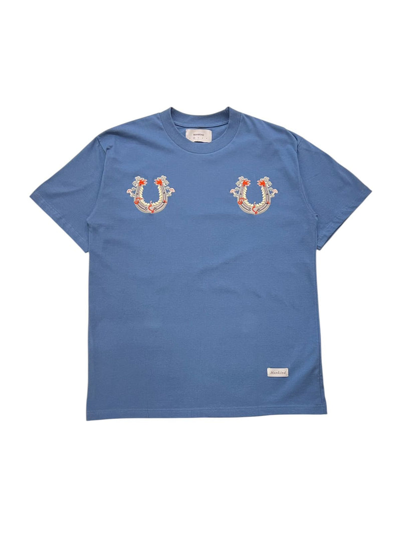 Seijun - Shortsleeve T-Shirt Steel Blue