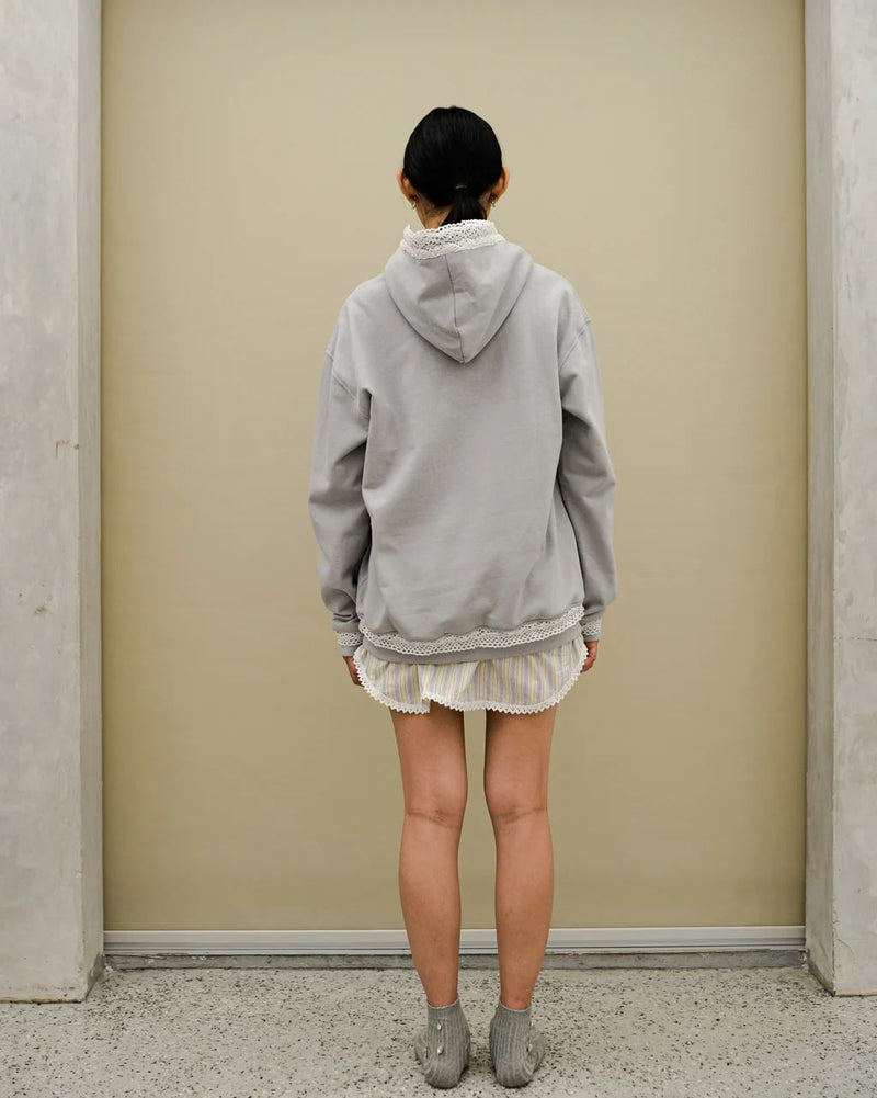 Dune Lace Hoodie Grey Boy Size