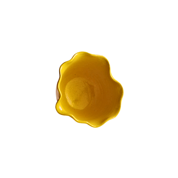 Ruffle Heart Yellow