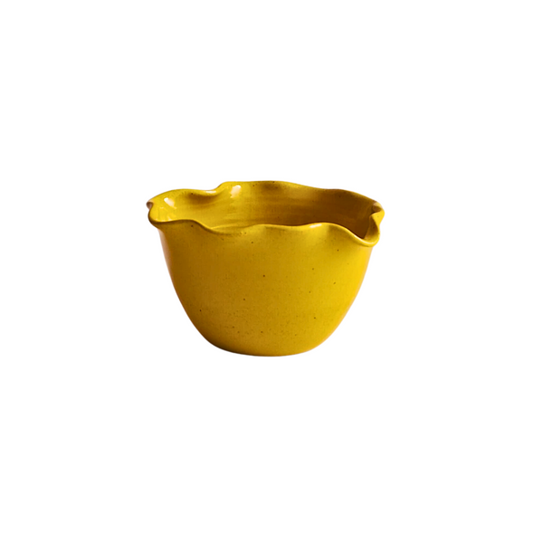 Ruffle Heart Yellow