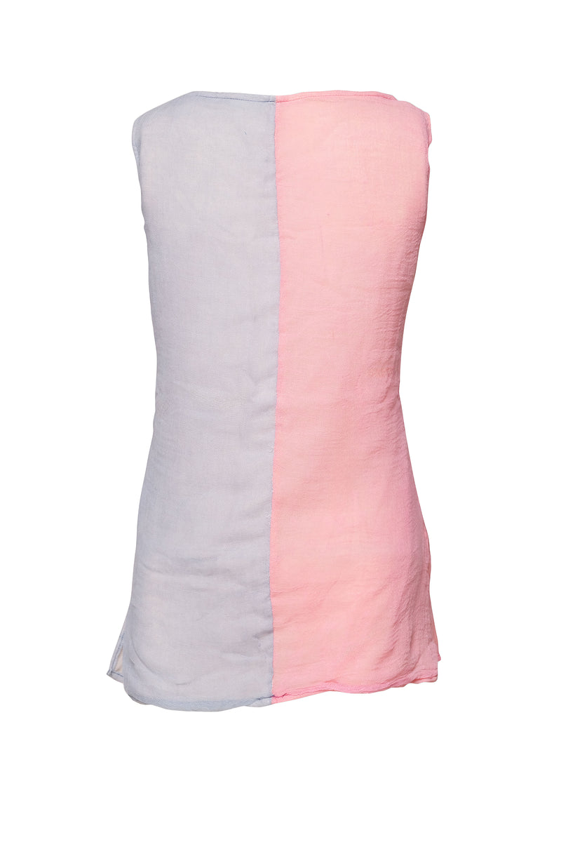 Gerbera - Top Pastel Blue & Pink