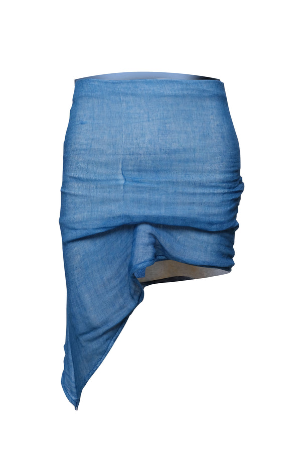 Calla Lily - Mini Skirt Indigo
