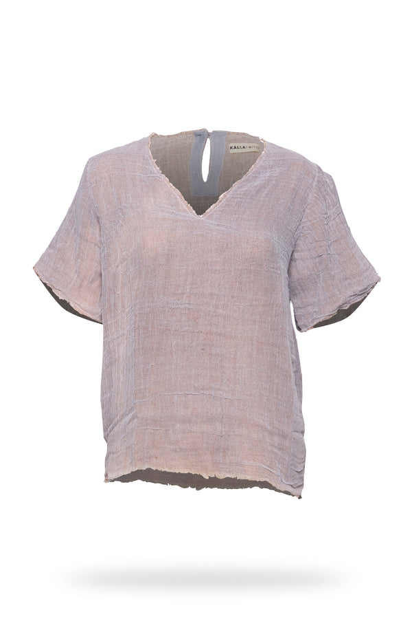 Basic - Top Blue Choco White