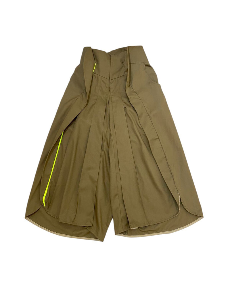 Okiharu Flappy Cullote Olive