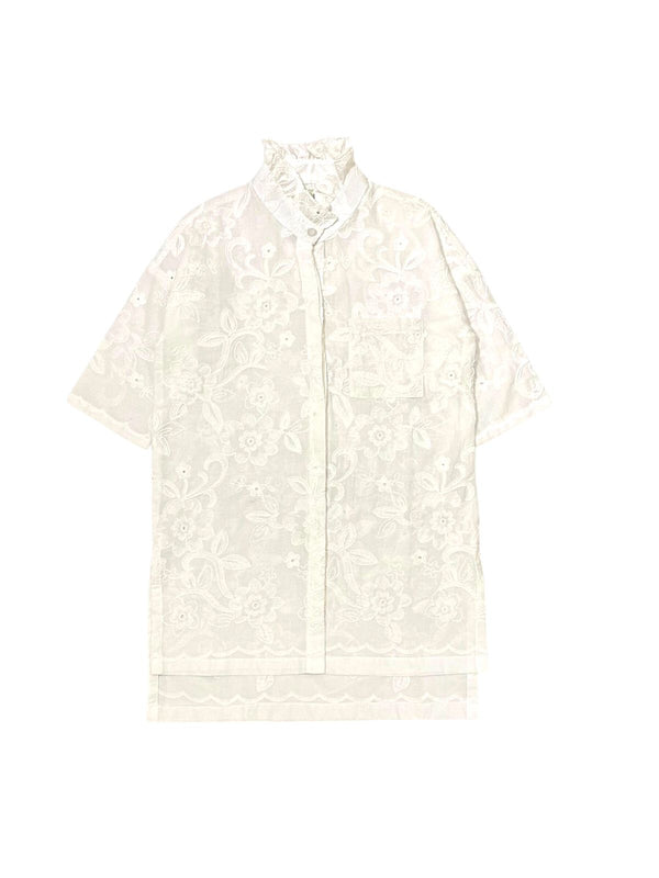 Poppy Tops Ruffle - Kids White
