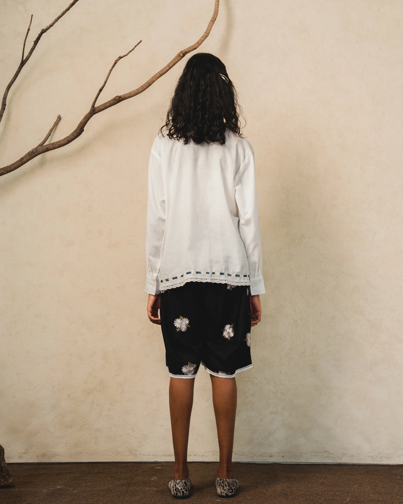 Sofia Embroidery Longsleeve Shirt