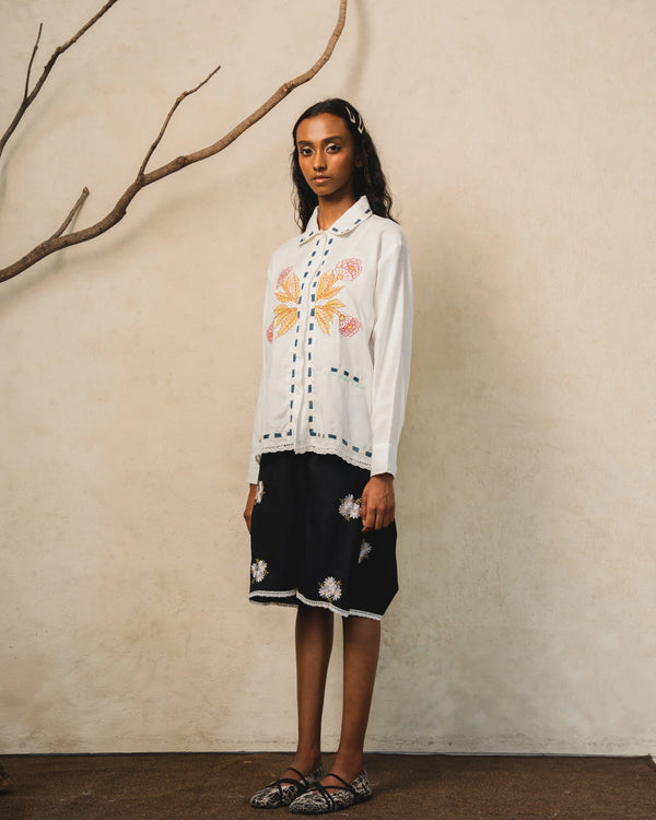 Sofia Embroidery Longsleeve Shirt