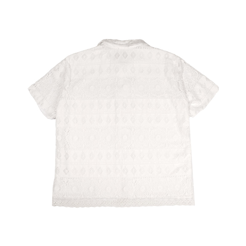 Cascade Lace Shirt White