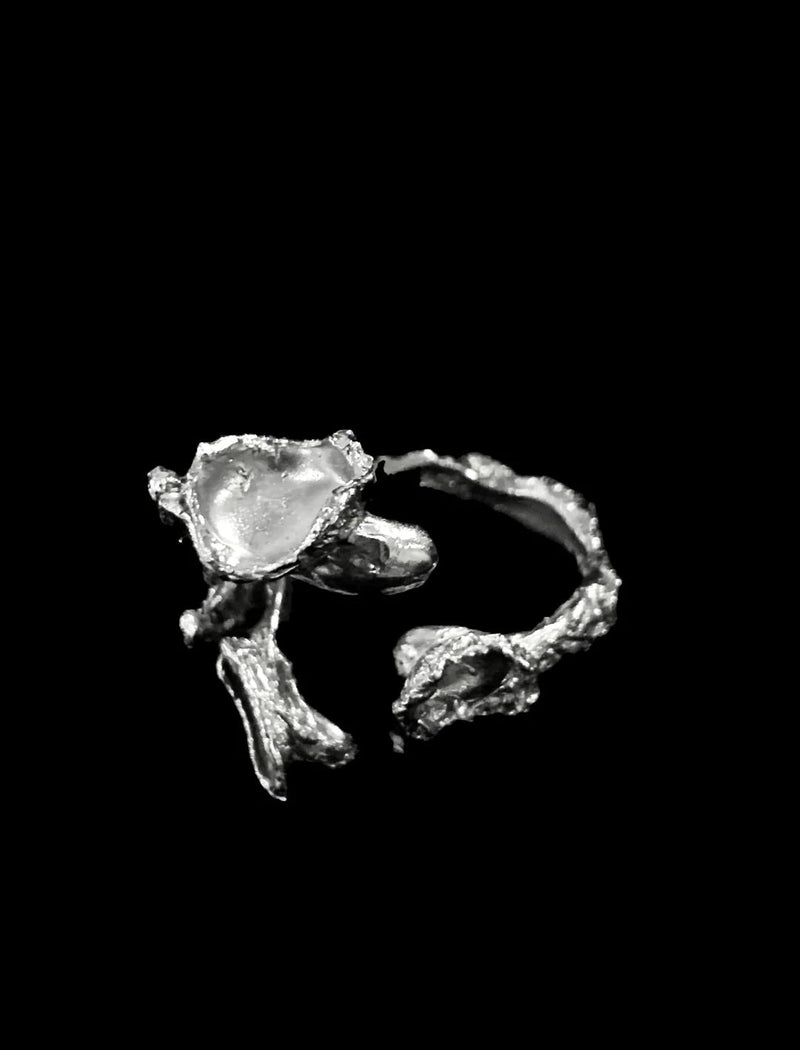Semi Ring Silver