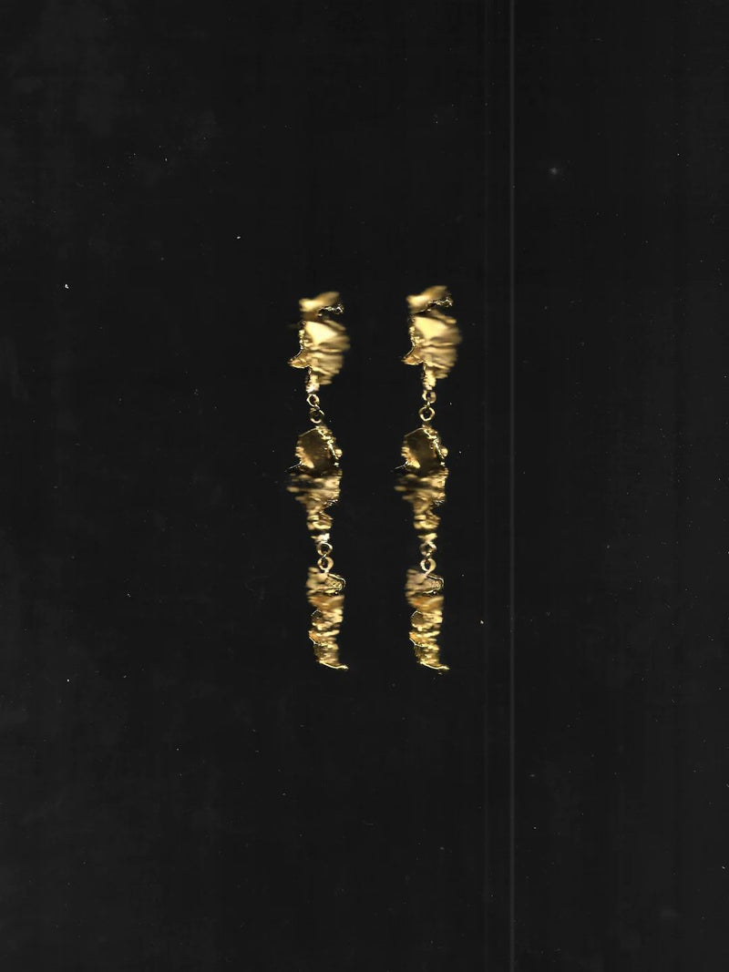 Rintik Keping Earring Gold