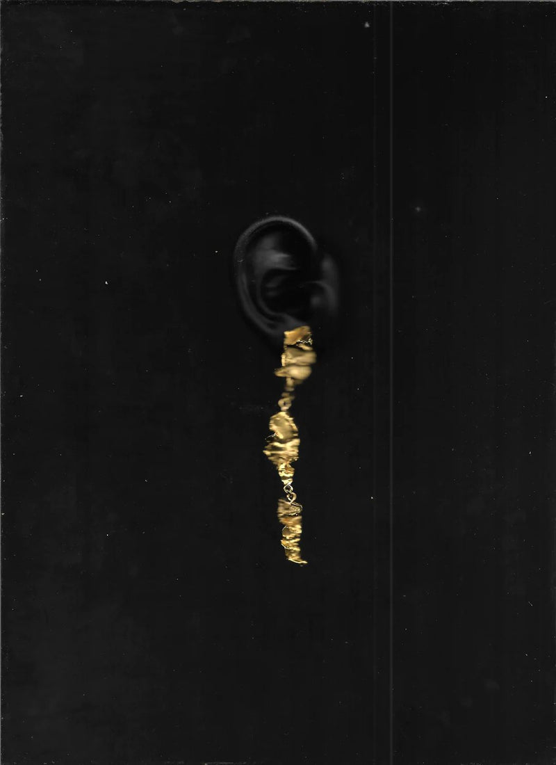 Rintik Keping Earring Gold
