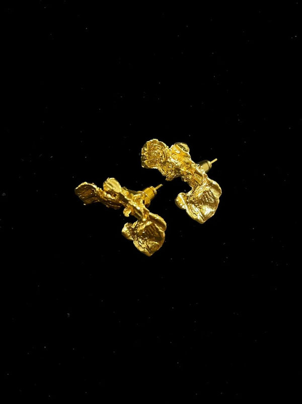 Keping 02 Earrings Gold