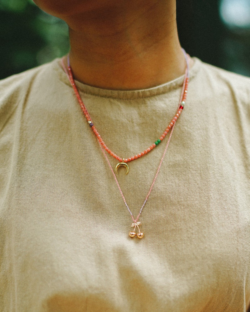 Cherry Pink Necklace